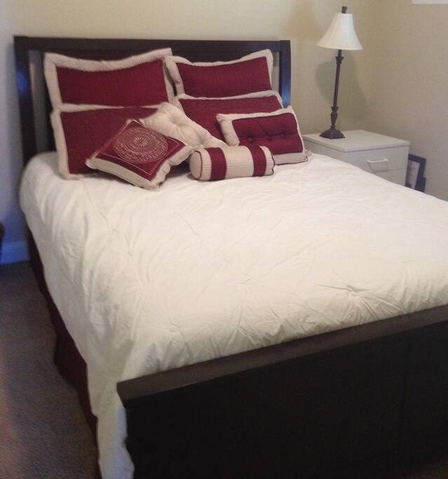 New Queen Size Bed - Very comfy.