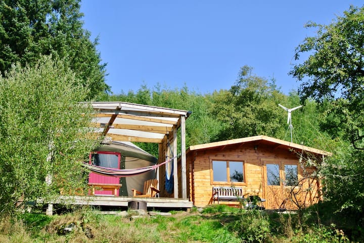 Gorgeous yurt in amazing mountain/forest location