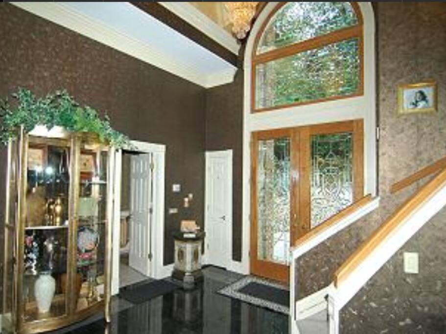 front entry area