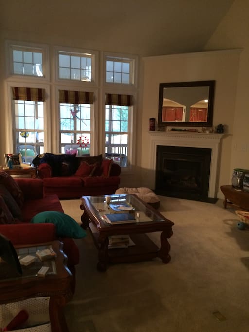 Downstairs living space