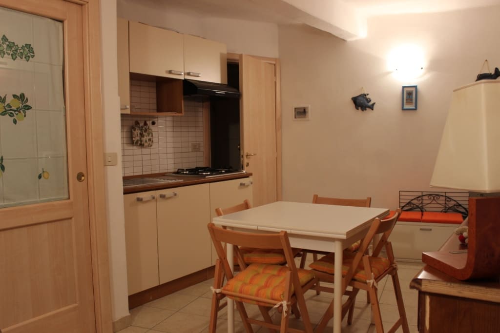 soggiorno con divano letto