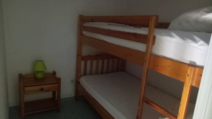 De twee stapelbedden 