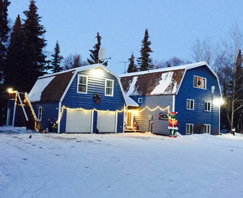 Happy Holidays at Duke's Black Dog Lodge.
