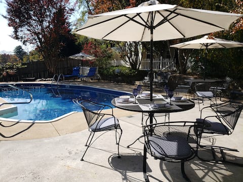 In-town Harpers Ferry House w/Pool in Wooded Oasis