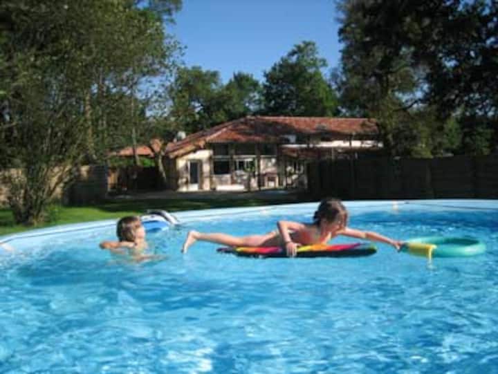 La Villa Du Golf, 2 To 14 People, Heated Swimming Pool, Near Ocean, Lake And Forest - Moliets-et-Maa