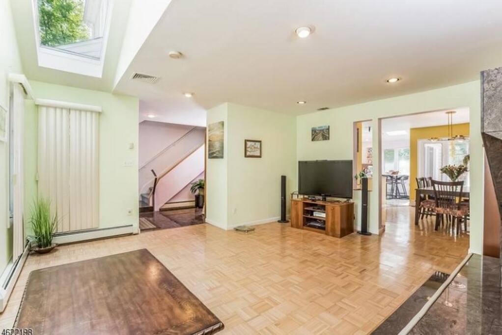 Living Room view to Dining/Kitchen