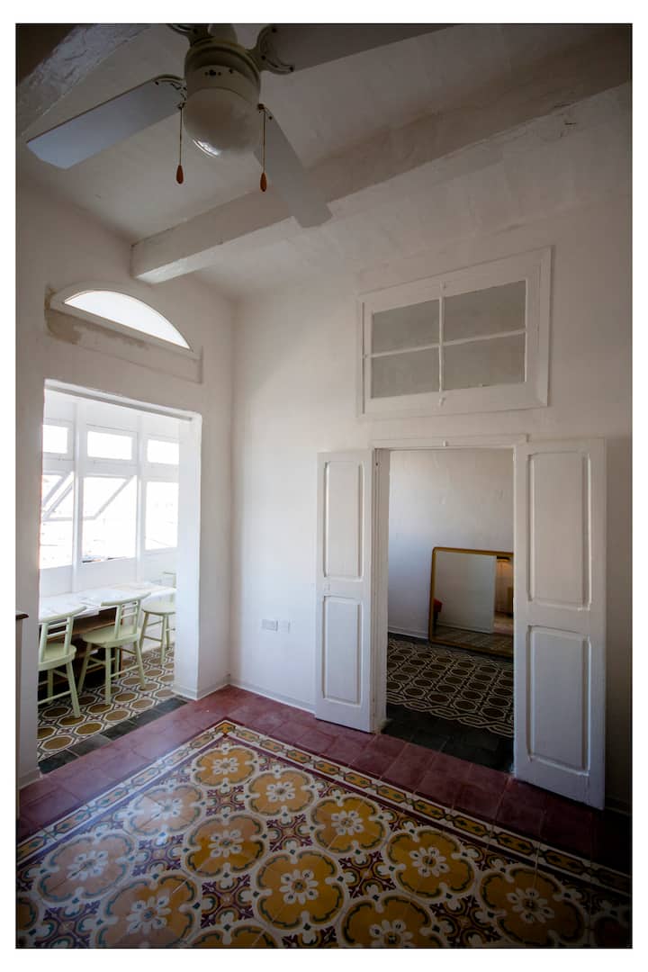 Living, dining and bedroom
