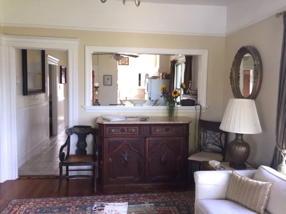 View from Living Room toward Kitchen