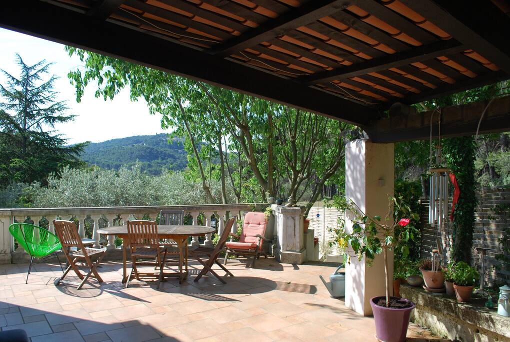 Terrasse avec vue...