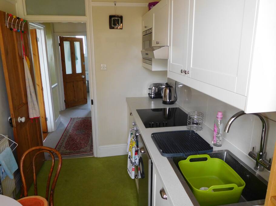 View Kitchen to Bathroom