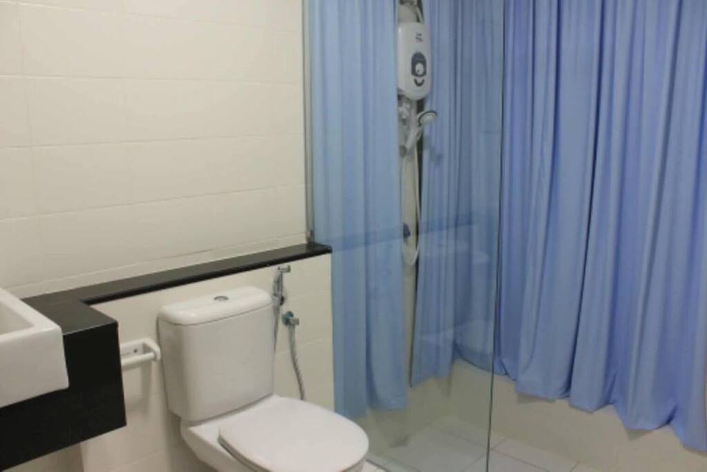 Each room come with a bathroom
