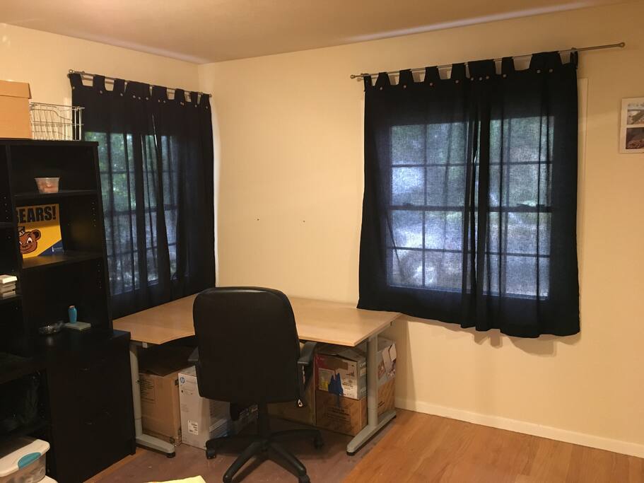 Desk and workstation with chair