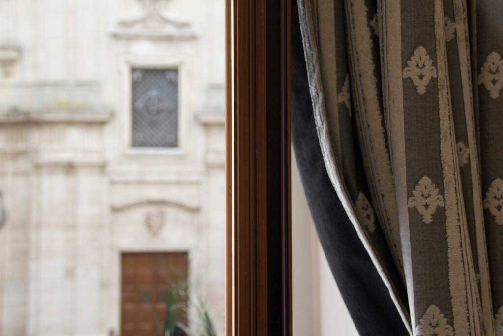 Il balcone della camera da letto