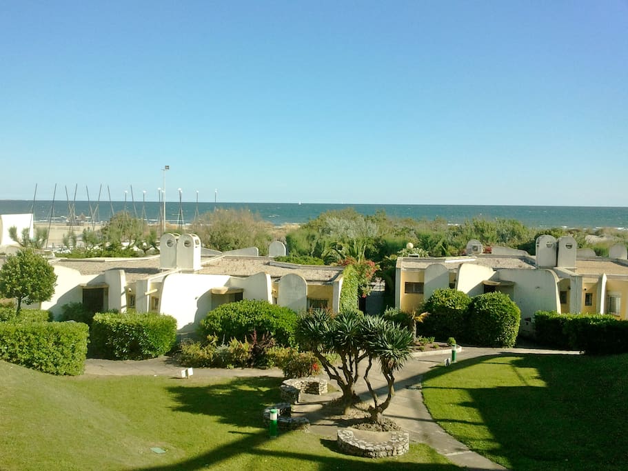 vue depuis la terrasse, la même depuis l'appartement