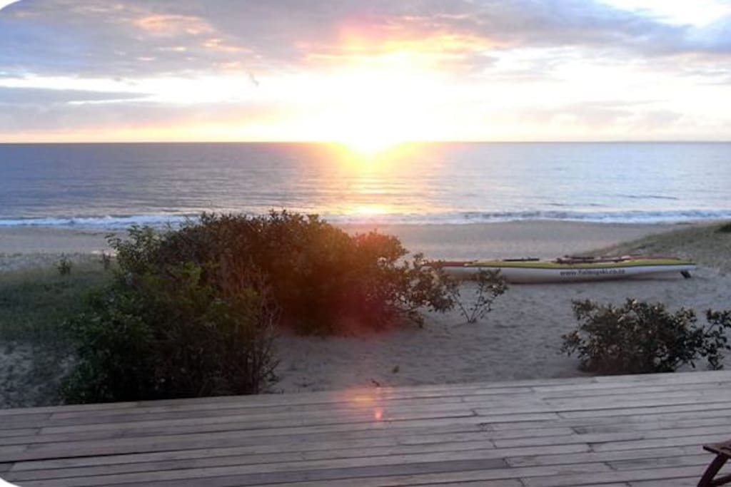 Sun rise over the Indian Ocean
