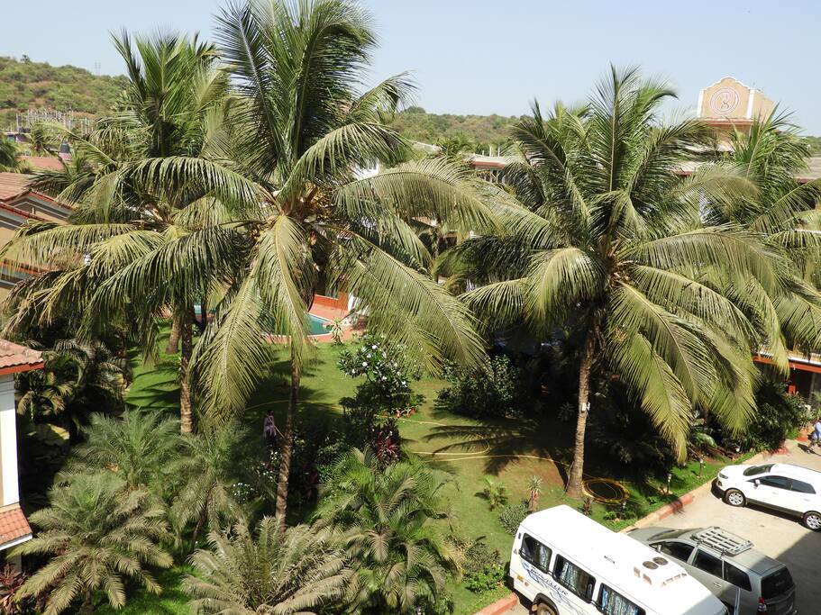 RESORT VIEW FROM THE BALCONY