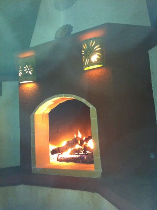 Upstairs patio