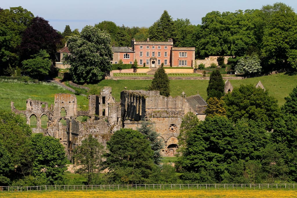 Easby Hall from the West