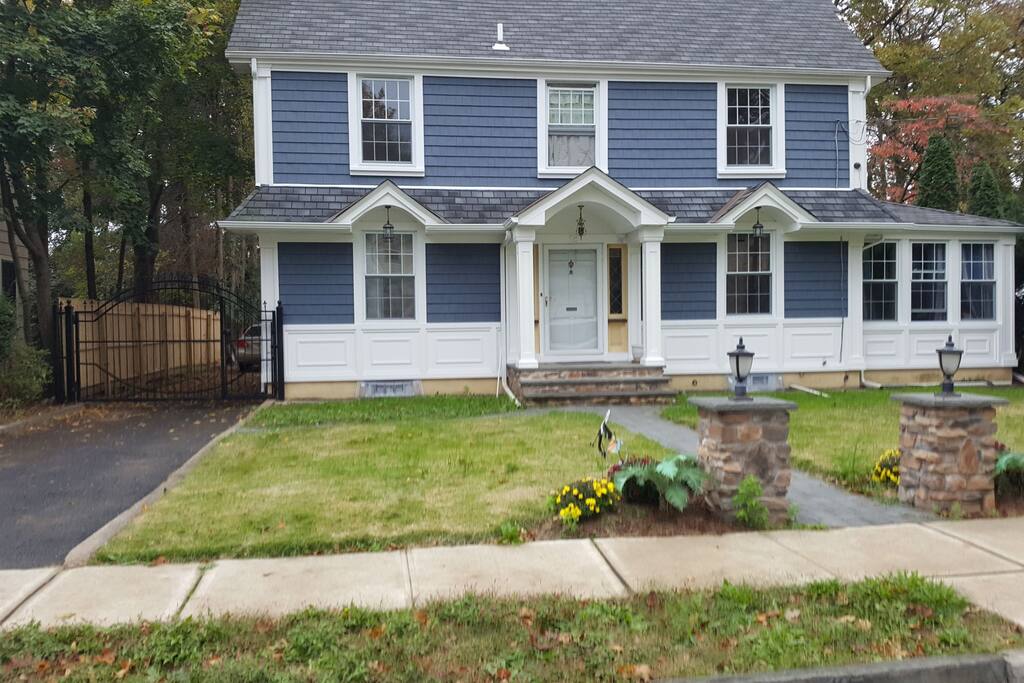 front of the house
