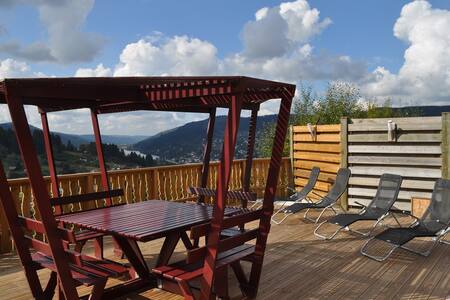 Chalet pleine nature Gérardmer vue lac "Ecrin"