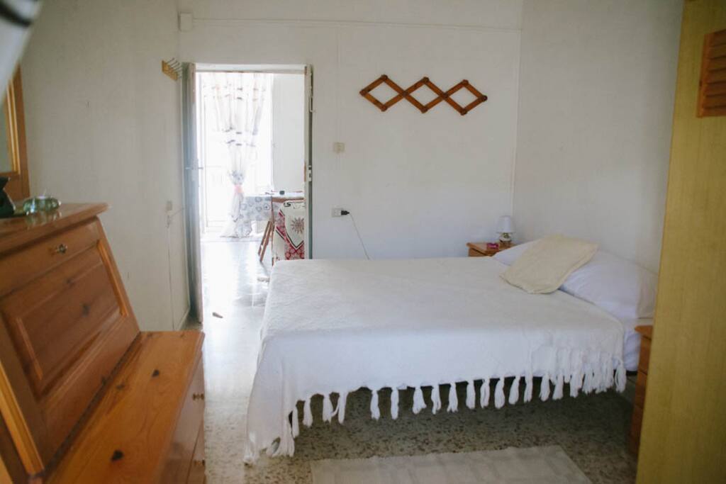 Double bedroom looking out onto sitting room