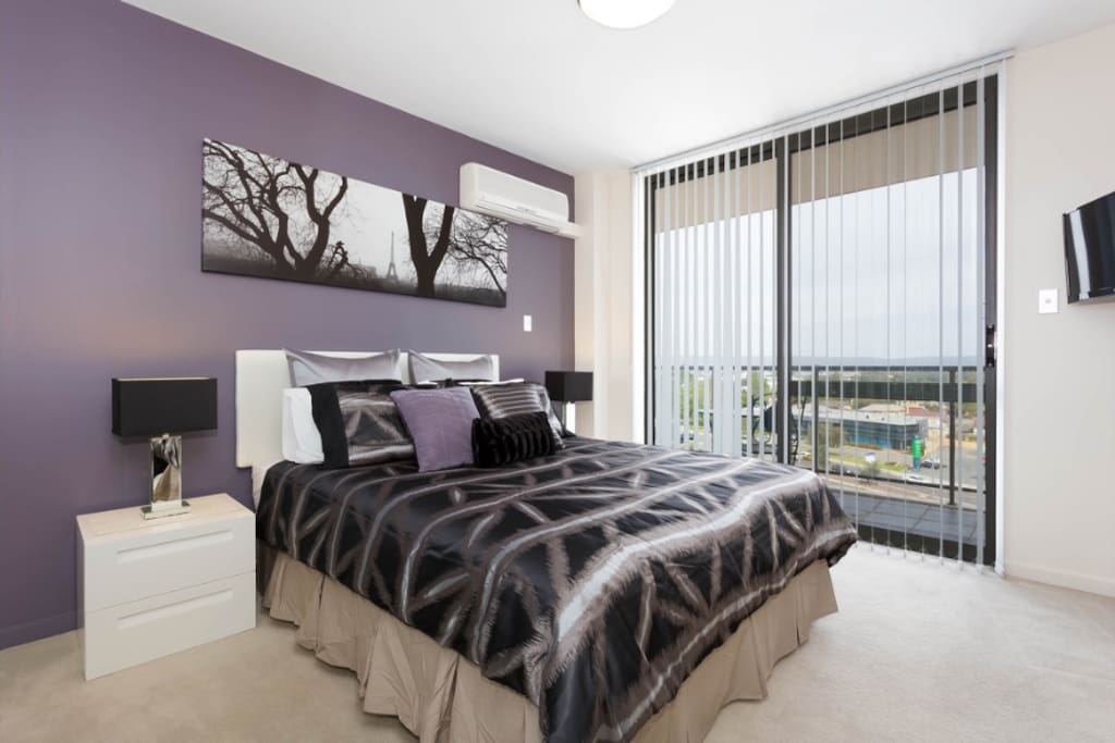 Master Bedroom with Private Balcony and Ensuite