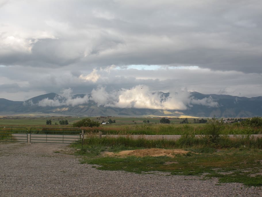 Another view of the Bridger Mountains