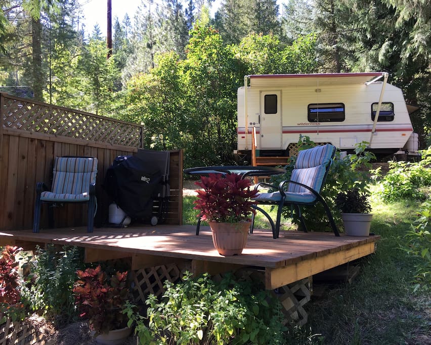 Wilderness camper view from Deck
