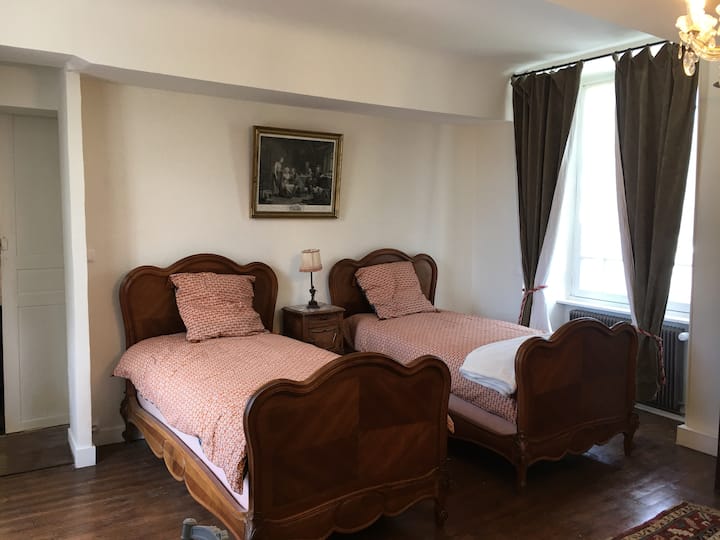Chambre 2/lits jumeaux
