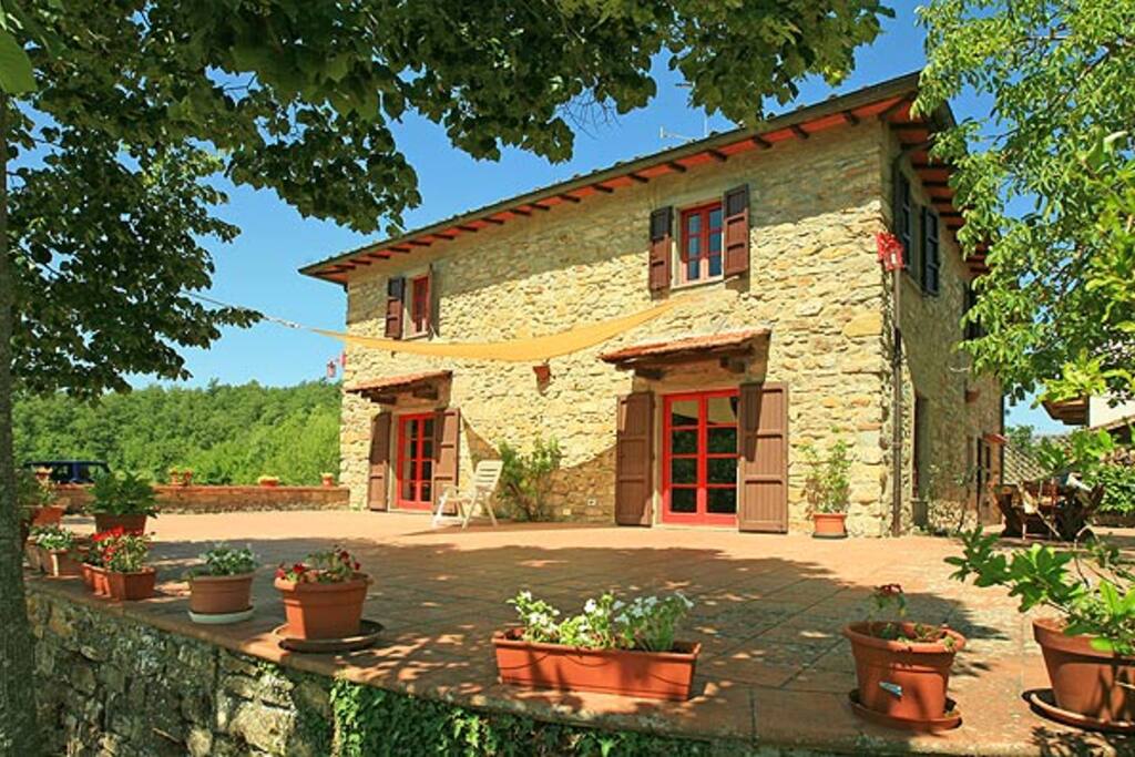 la facciata della casa