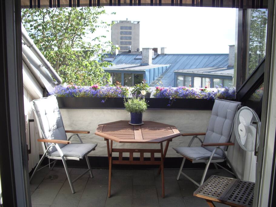 sunny terrace