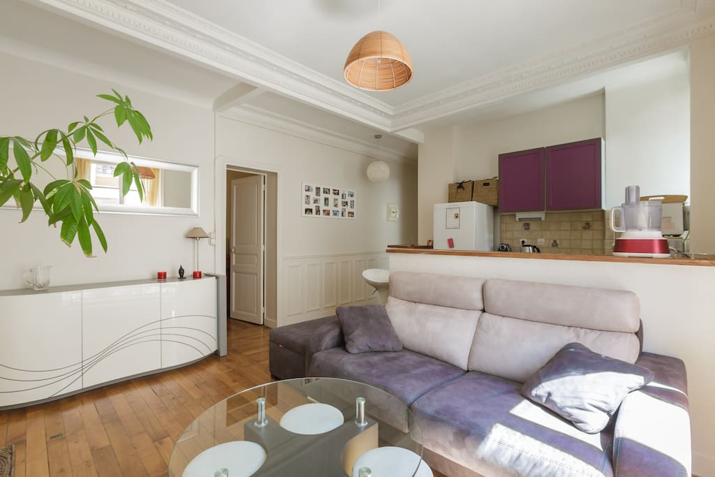 Le lit du Canape lit a été changé pour un couchage des plus confortables.