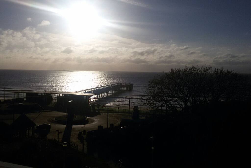view from balcony