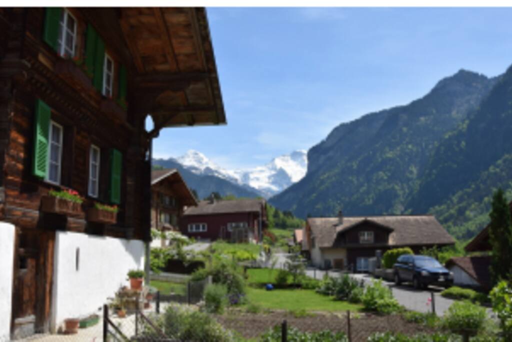 View on the Jungfrau Mountain
