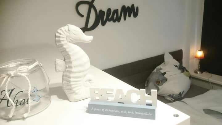 غرفة النوم على الطراز البحري 