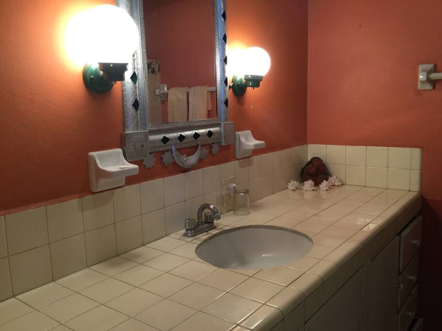 Private bathroom and shower