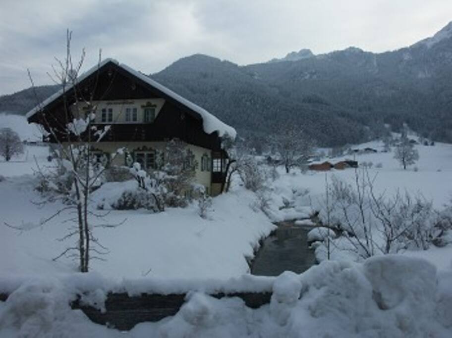 im Winter 2005 noch weniger zugewachsen - 2017 lag wesentlich mehr Schnee.....