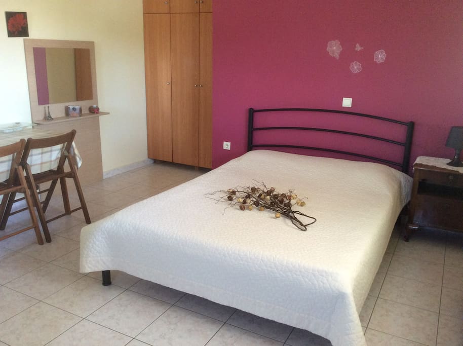 the double bed