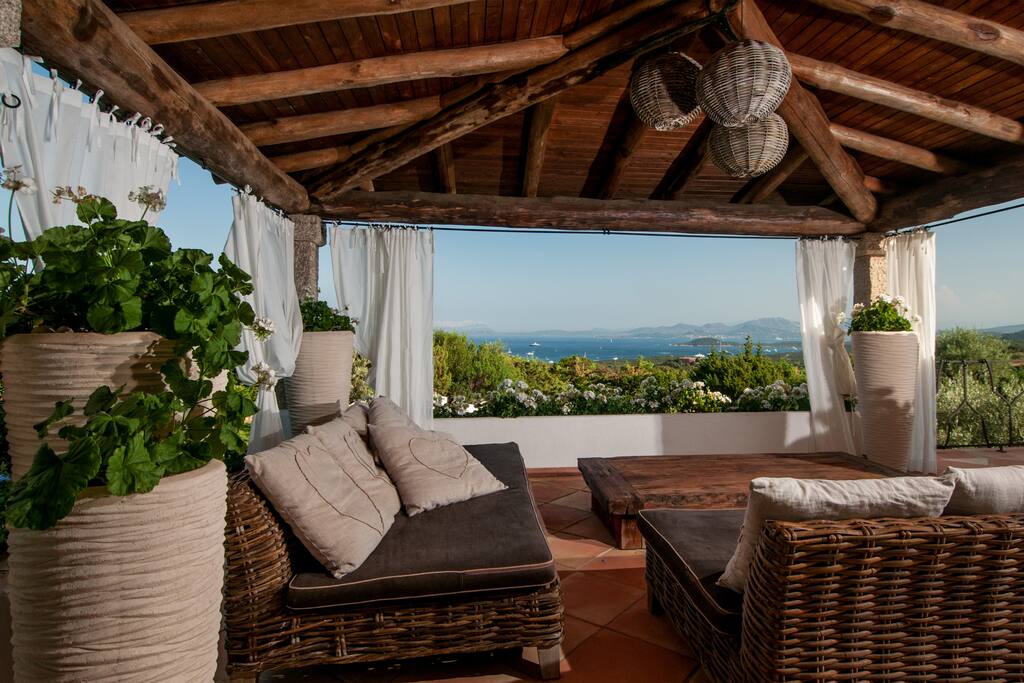 Panorama incantevole dalla veranda della Villa Sole