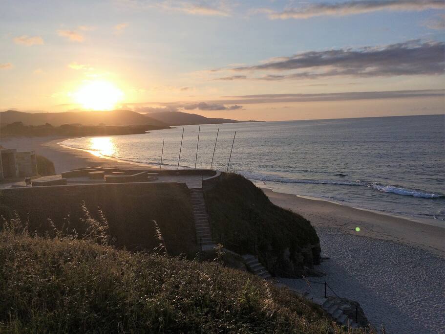 Atardecer en la playa