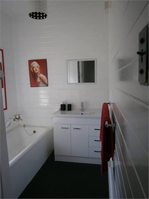 Bath and a shower