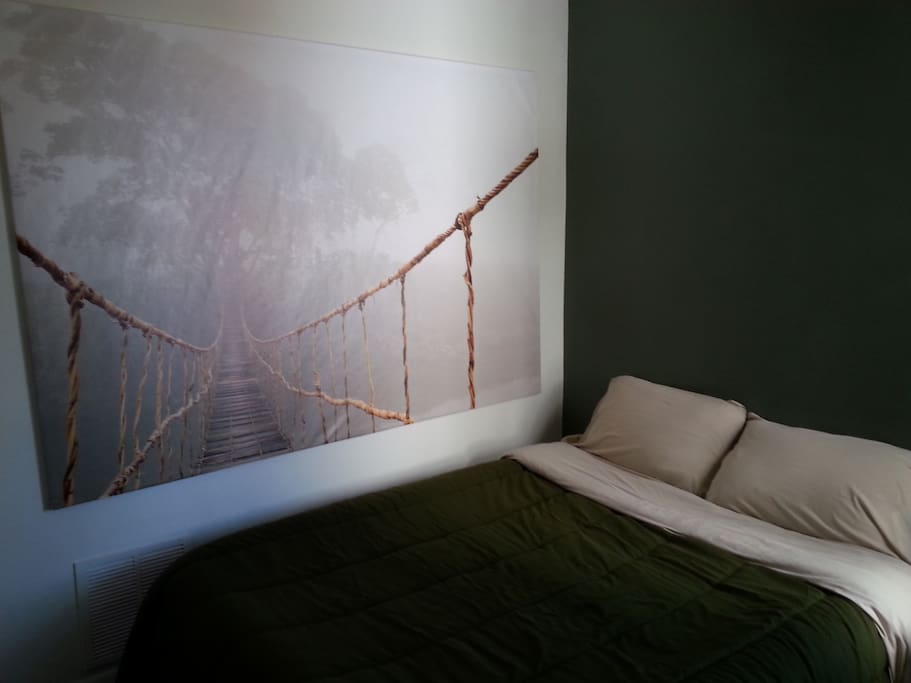 The "treehouse" print, a misty rainforest to look at
