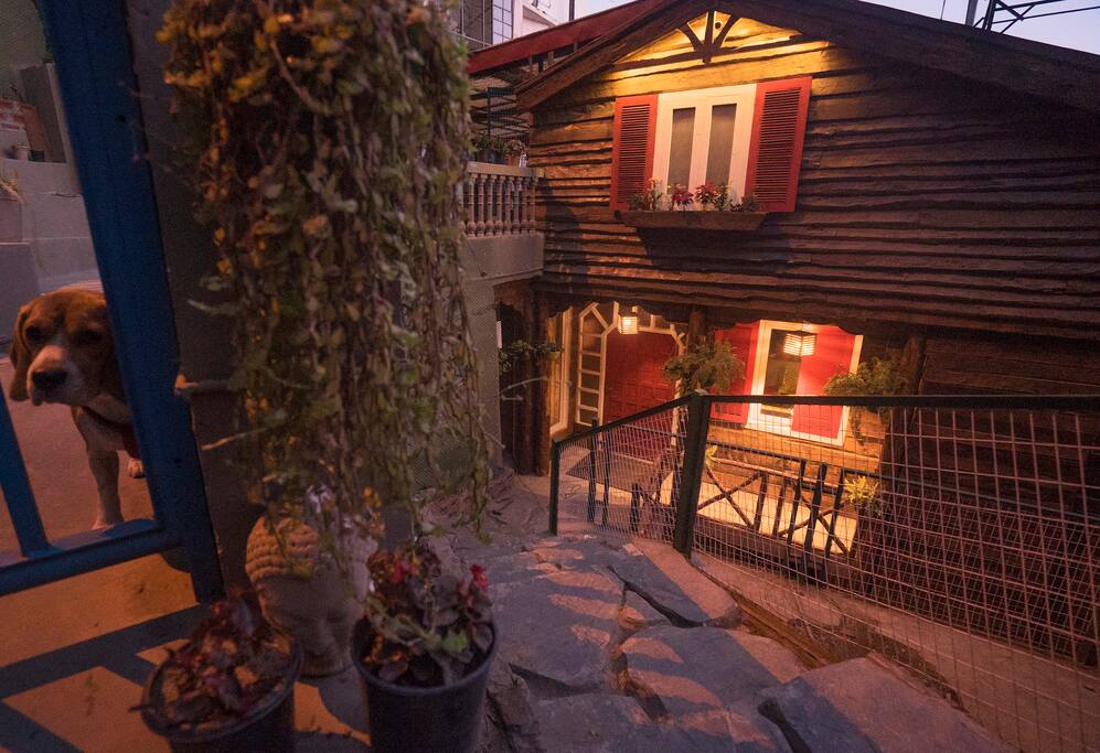 The House Front. The Entrance.