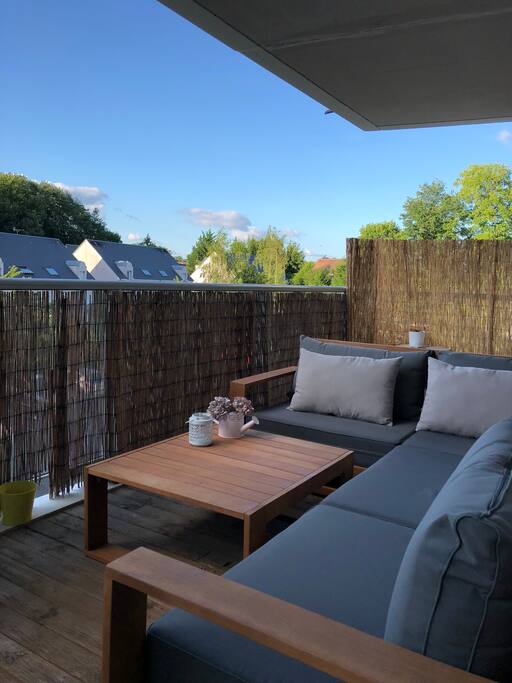 Grande terrasse avec plancha