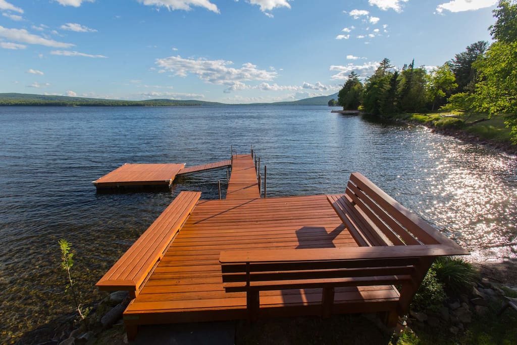 summertime fun on this dock