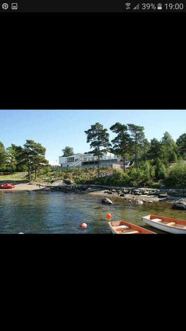 Utsikt mot stranden