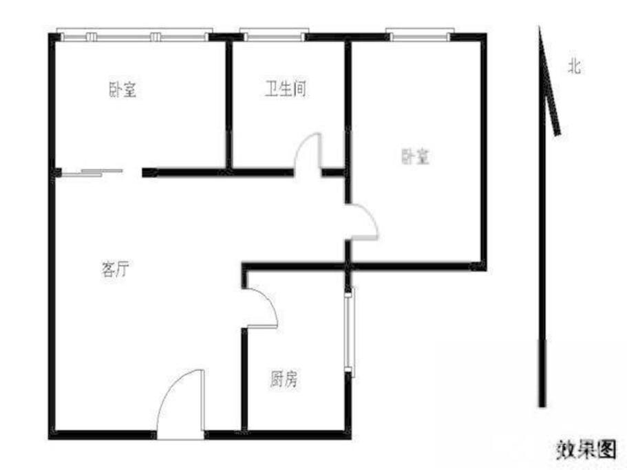 这是我家的房间示意图