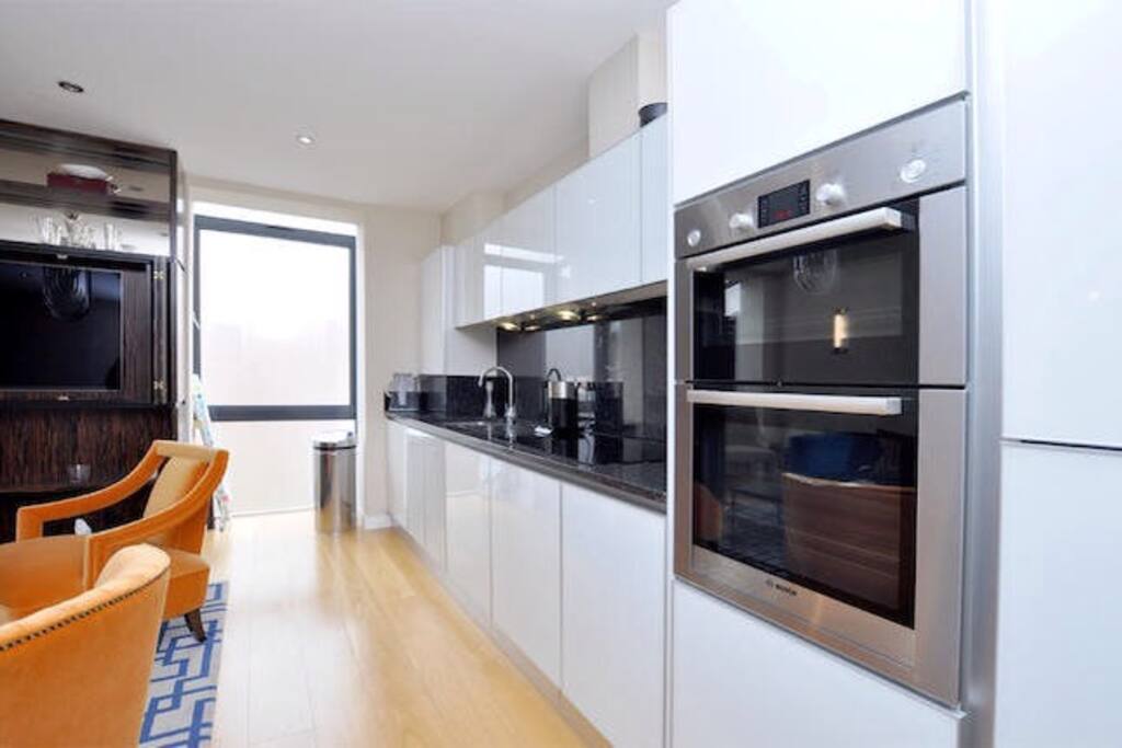Open plan kitchen