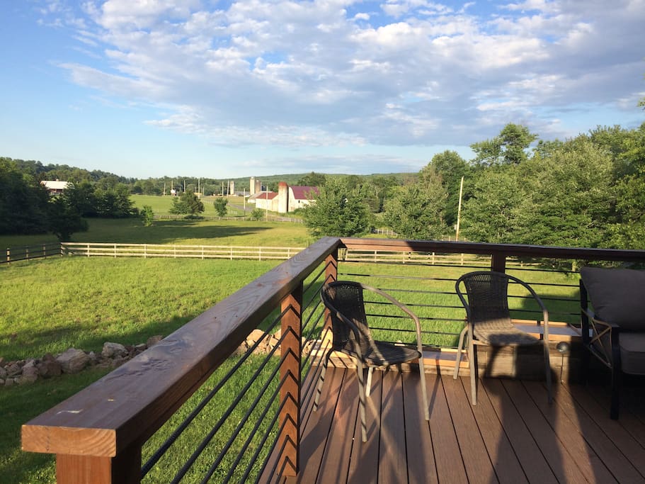 View from deck