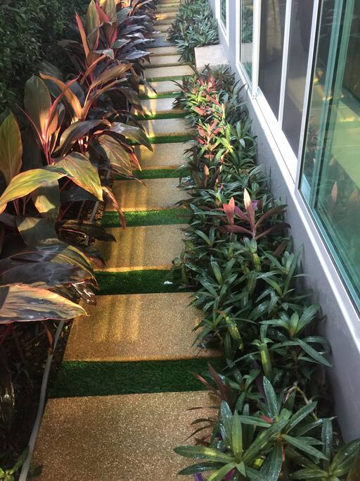 Lush garden every corner